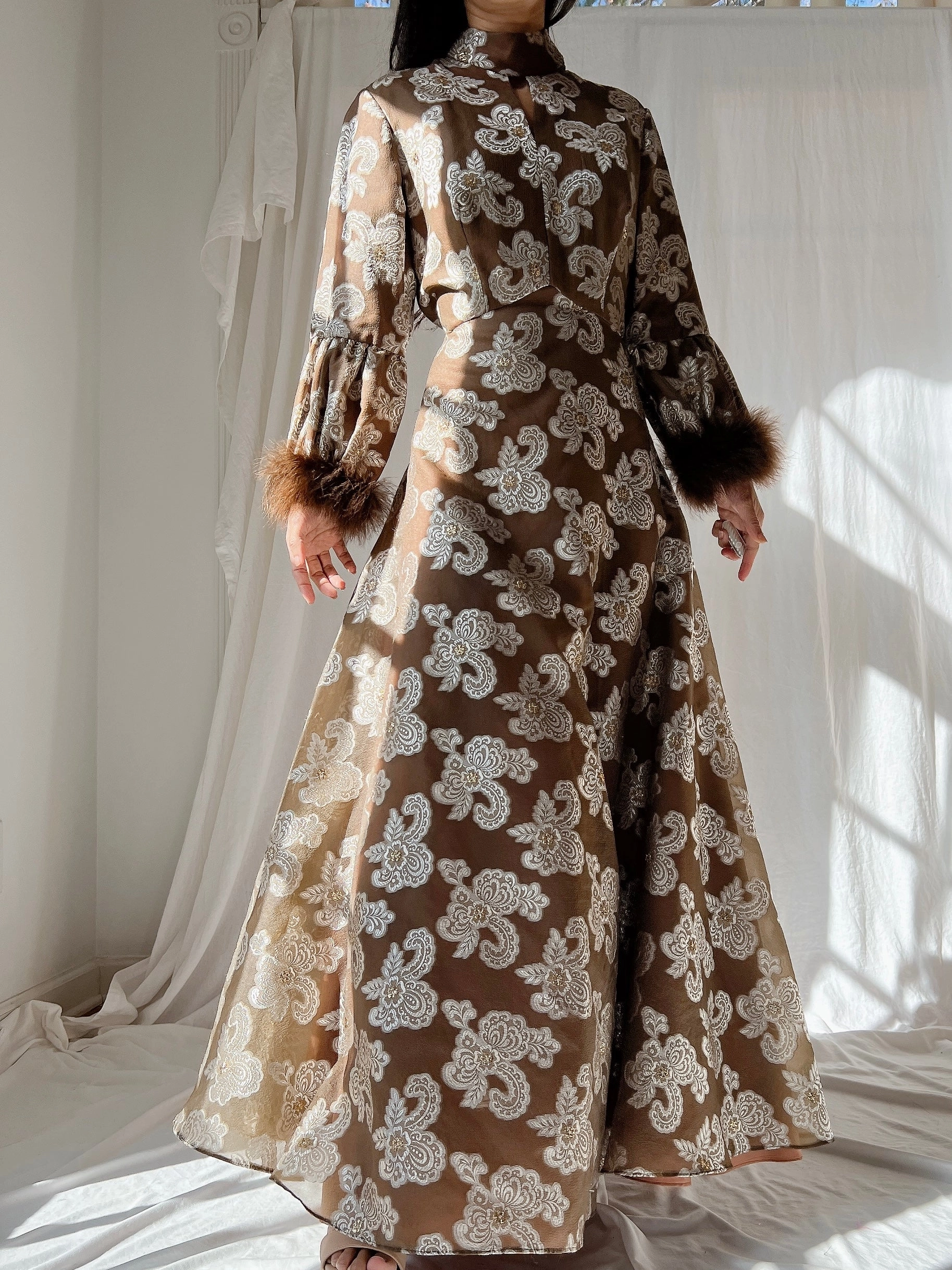 1960s Lurex 2 Piece Ensemble - M