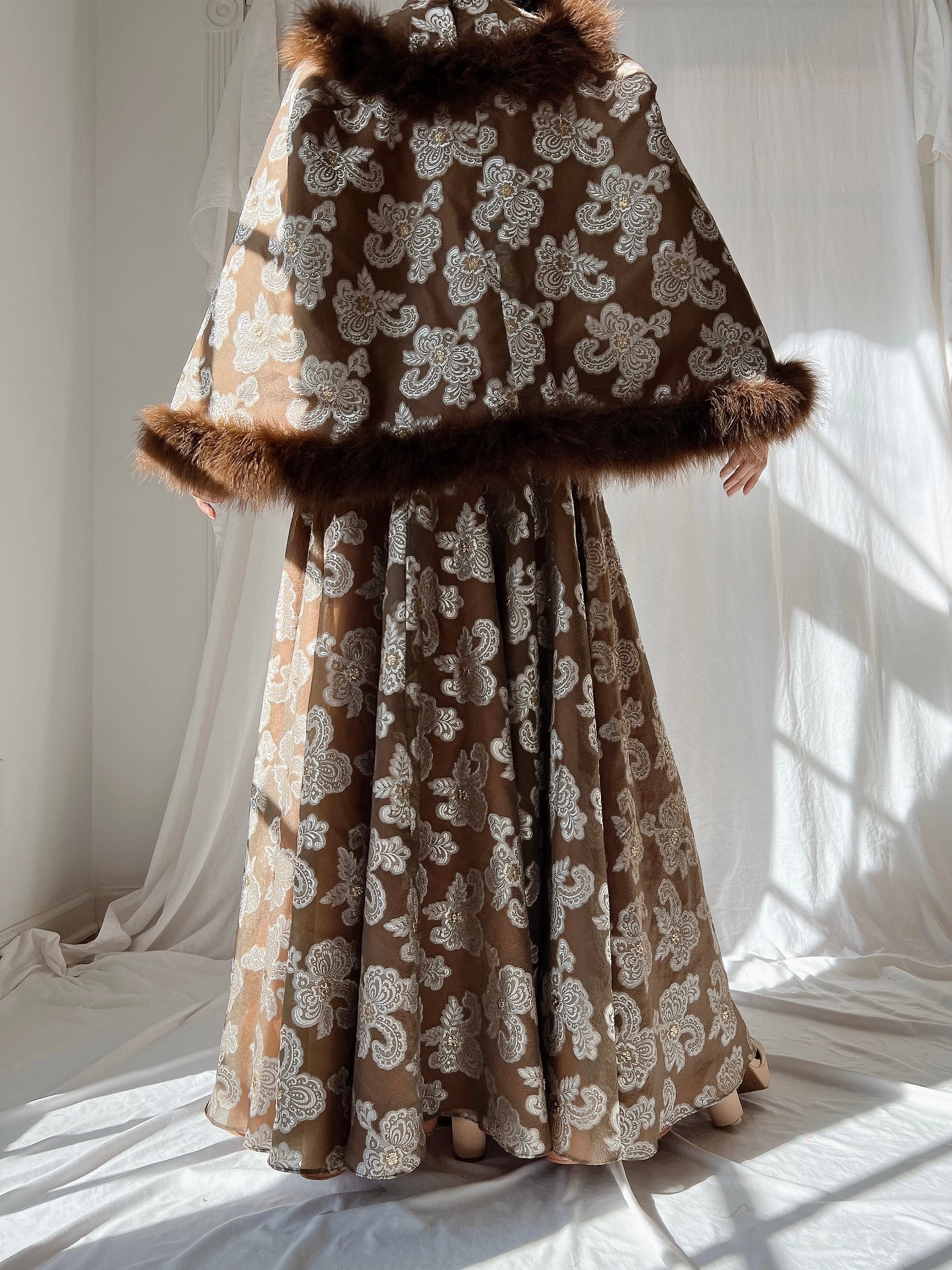 1960s Lurex 2 Piece Ensemble - M
