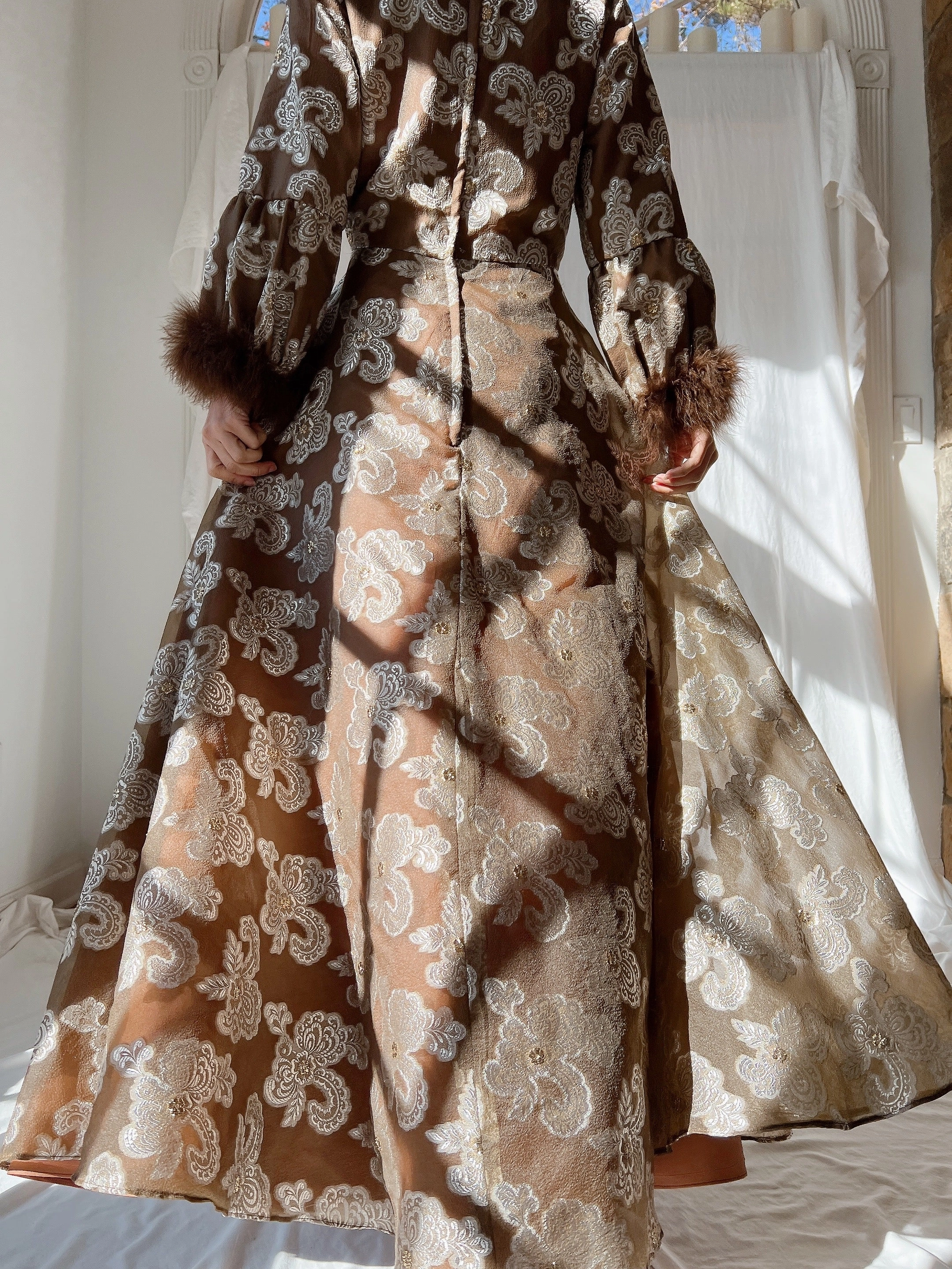 1960s Lurex 2 Piece Ensemble - M