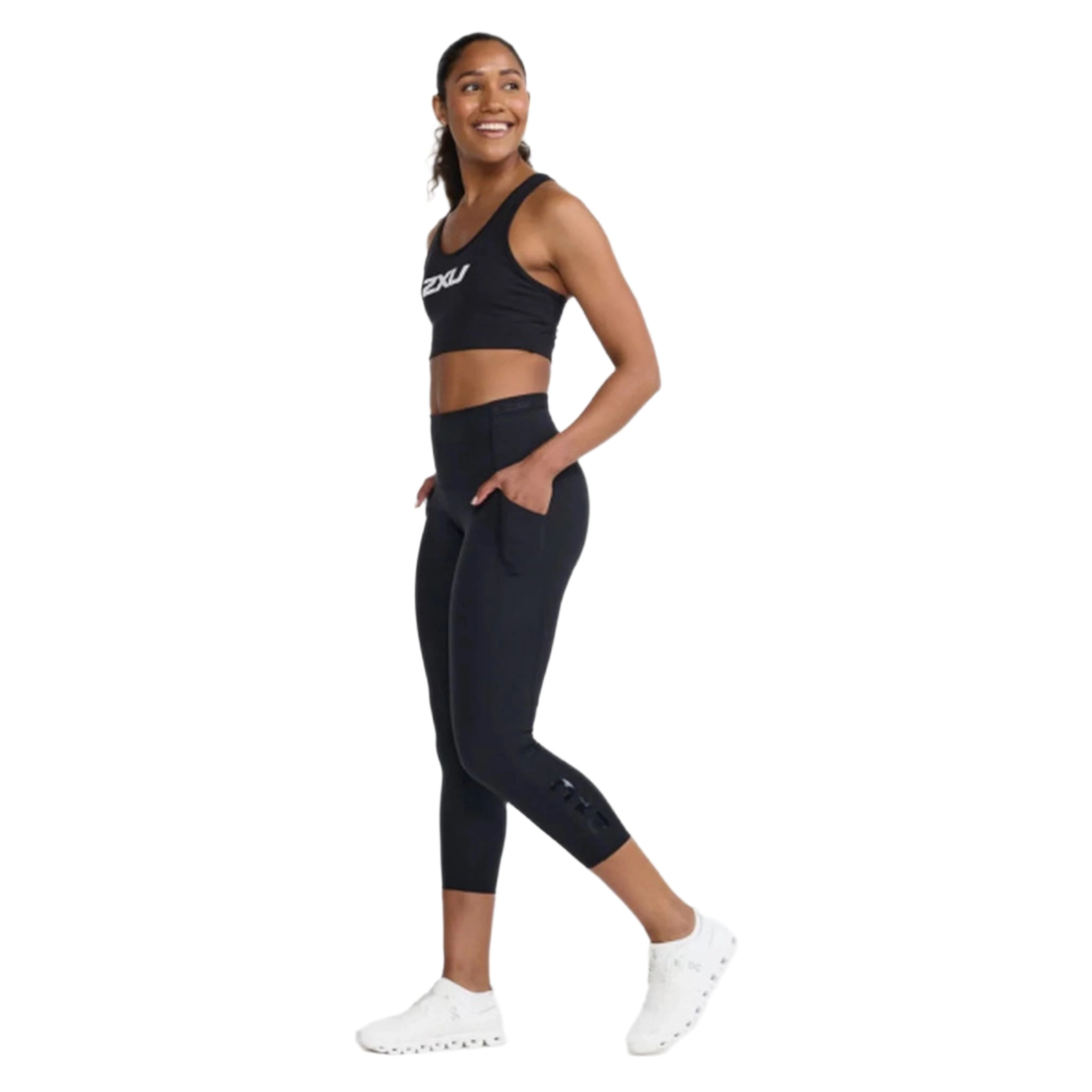 2XU Womens Form Stash Hi-Rise Compression 7/8 Tight