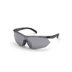Adidas Women's Sunglasses - Grey Shield Frame Smoke Mirror Lens | ADIDAS SP0016 20C
