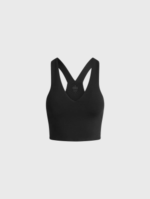 ALO BLACK AIRBRUSH REAL BRA TANK
