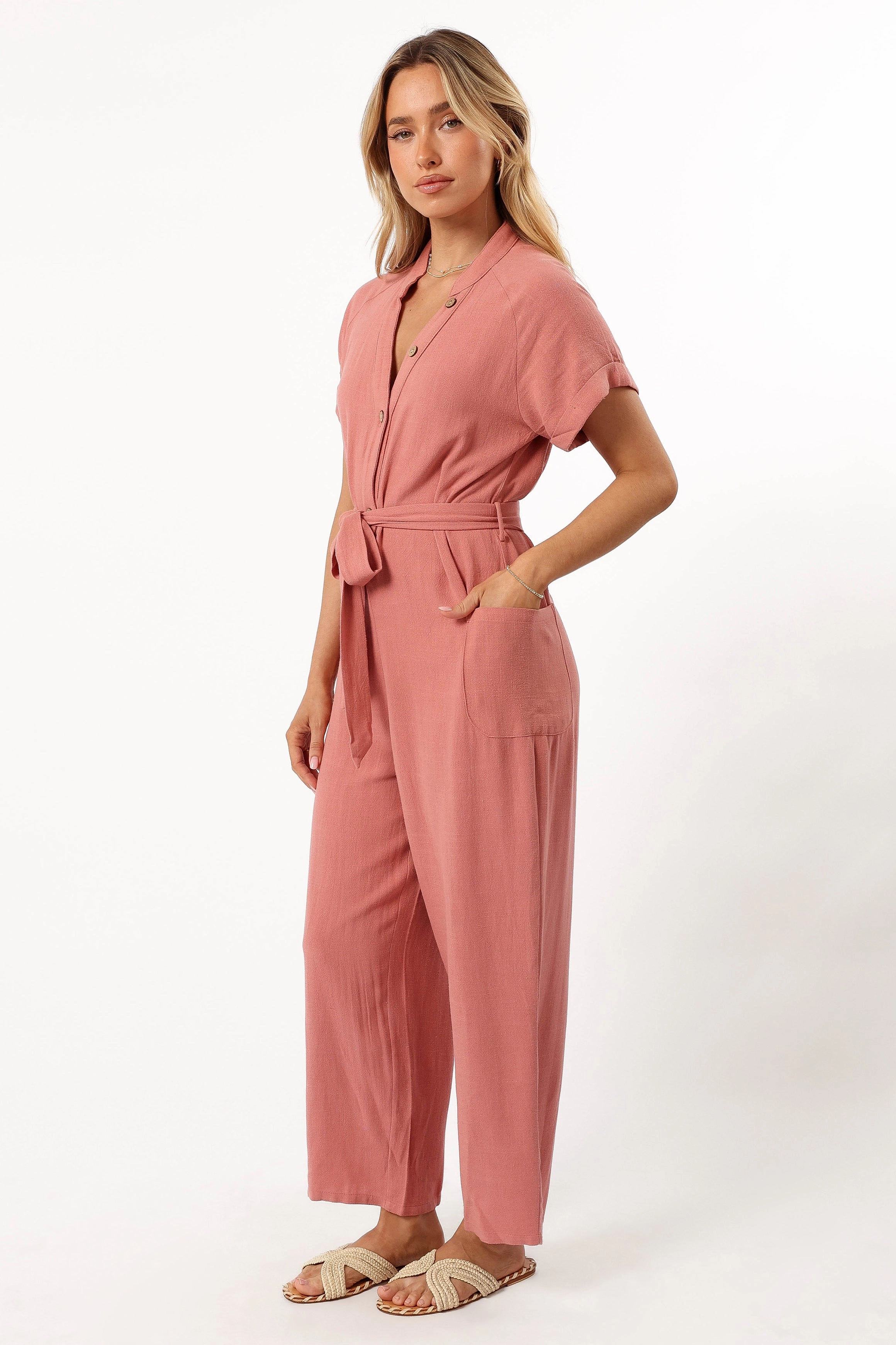 Archie Jumpsuit - Pink