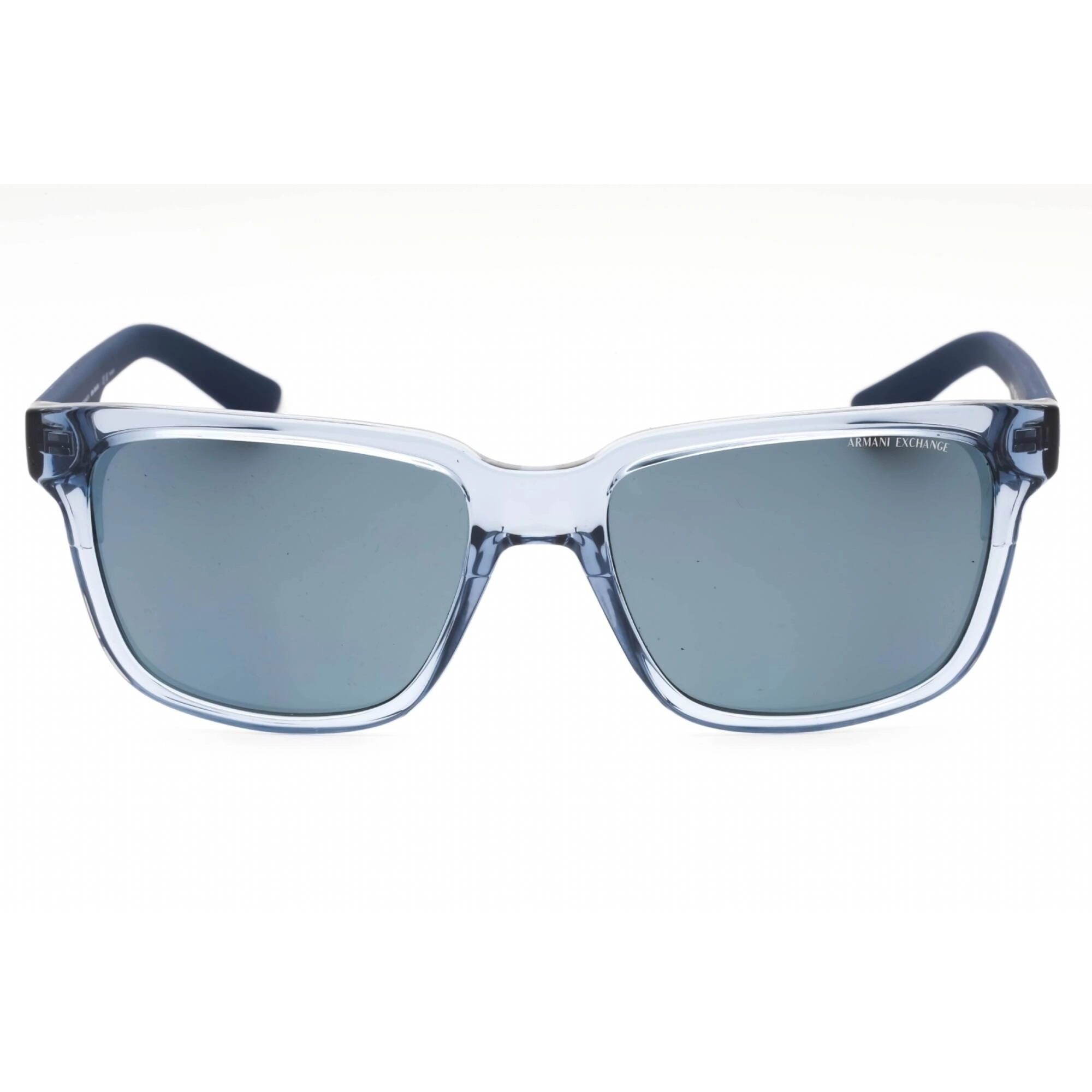 Armani Exchange Men's Sunglasses - Shiny Transparent Blue Frame | AX4026S 82782V