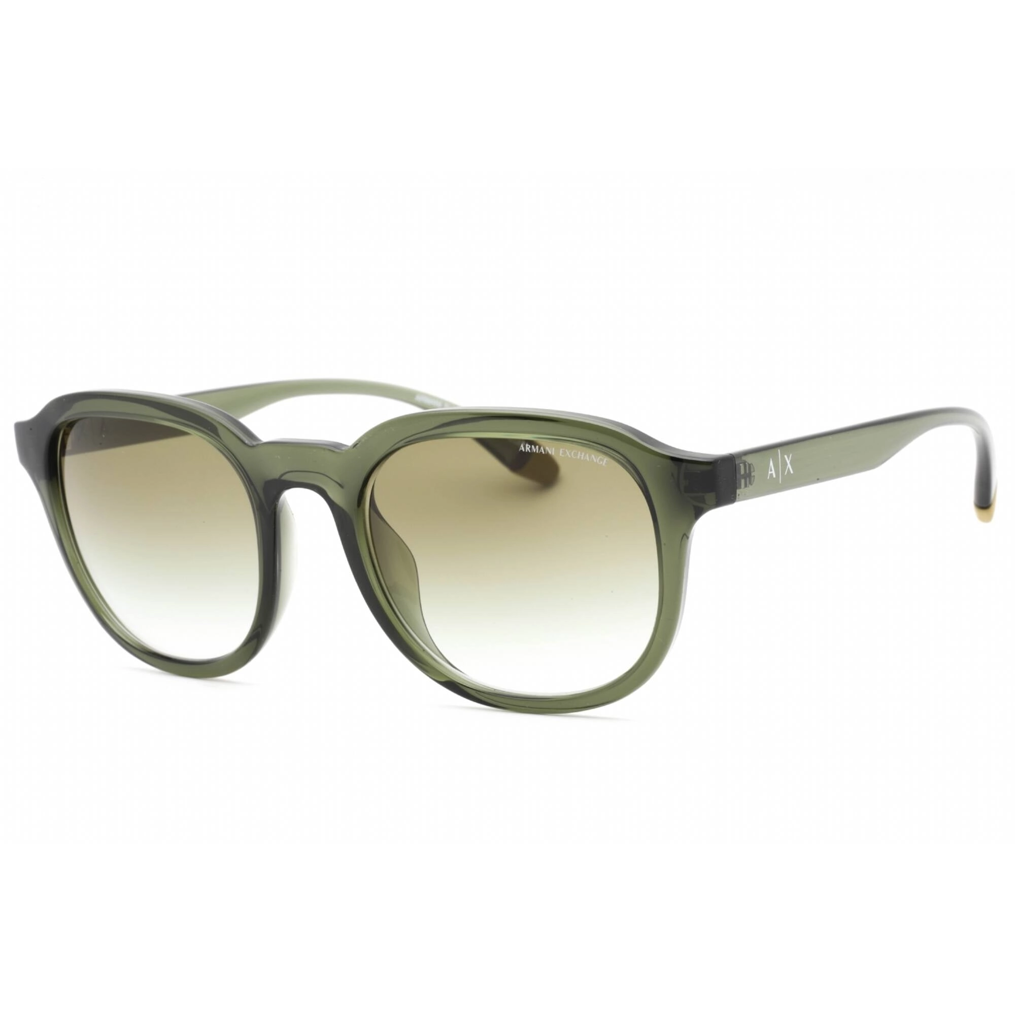 Armani Exchange Men's Sunglasses - Shiny Transparent Green Frame | 0AX4129SU 83418E