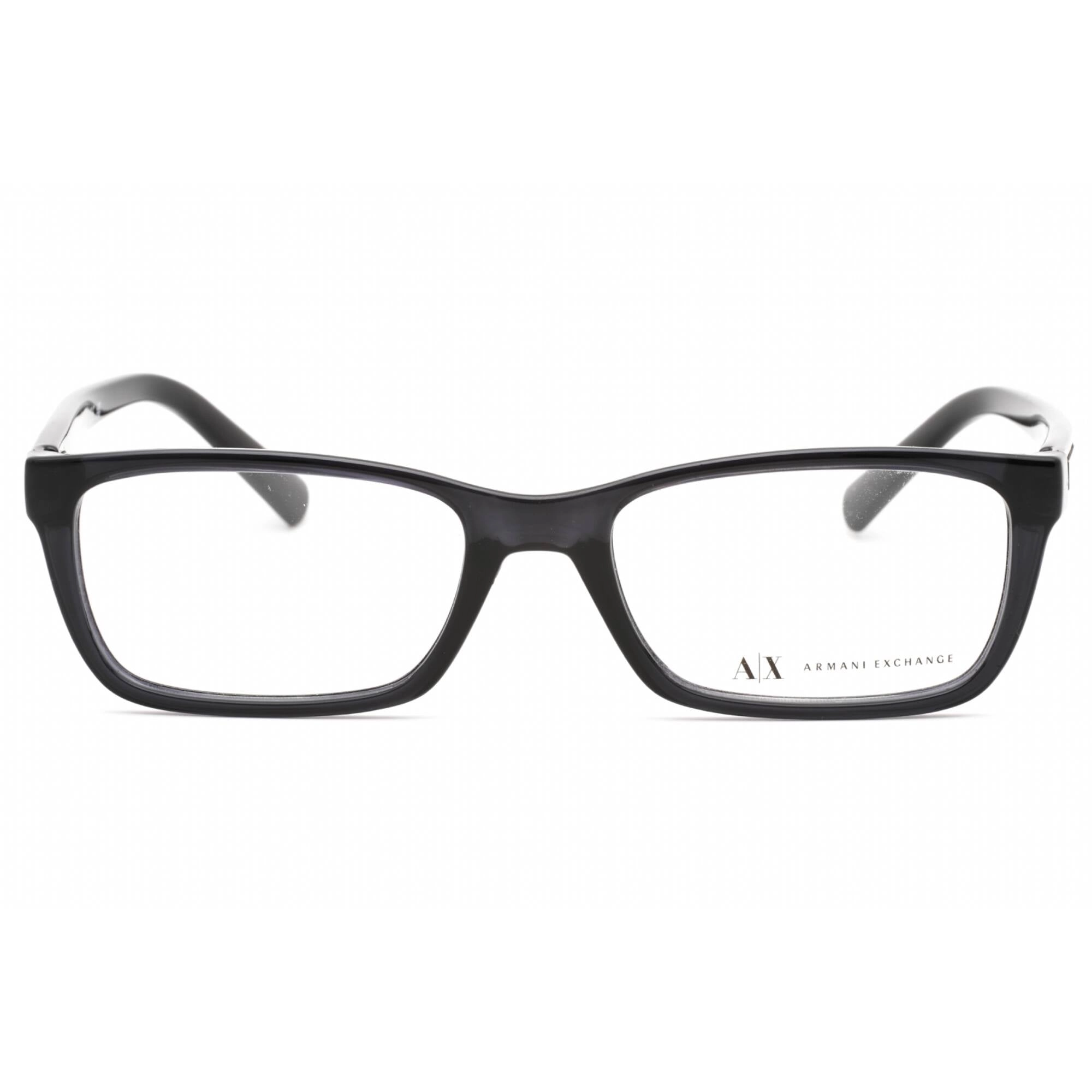 Armani Exchange Women's Eyeglasses - Black Rectangular Frame Clear Lens | AX3007 8005