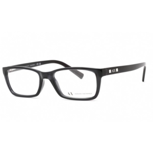 Armani Exchange Women's Eyeglasses - Black Rectangular Frame Clear Lens | AX3007 8005
