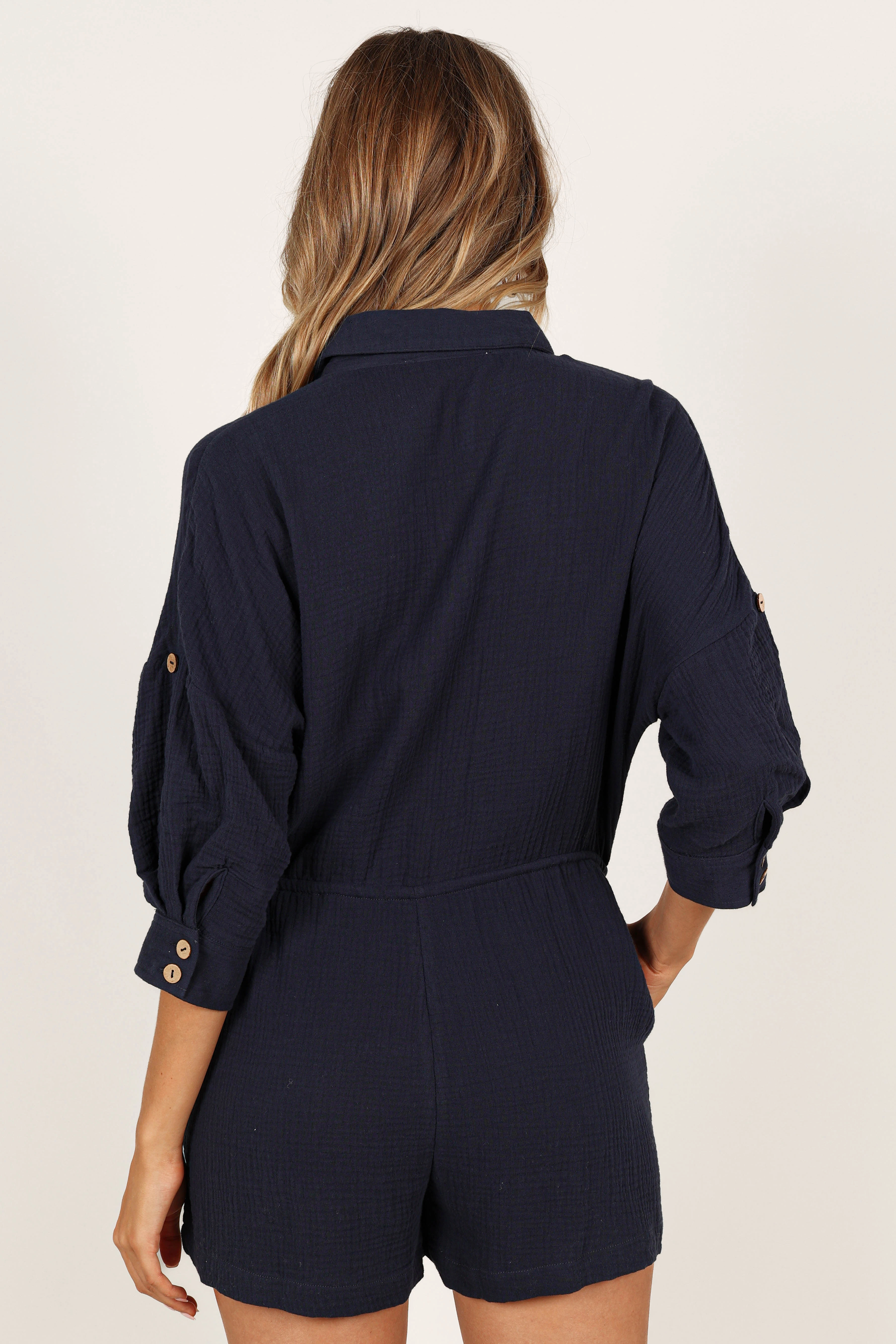 Arya Playsuit - Navy