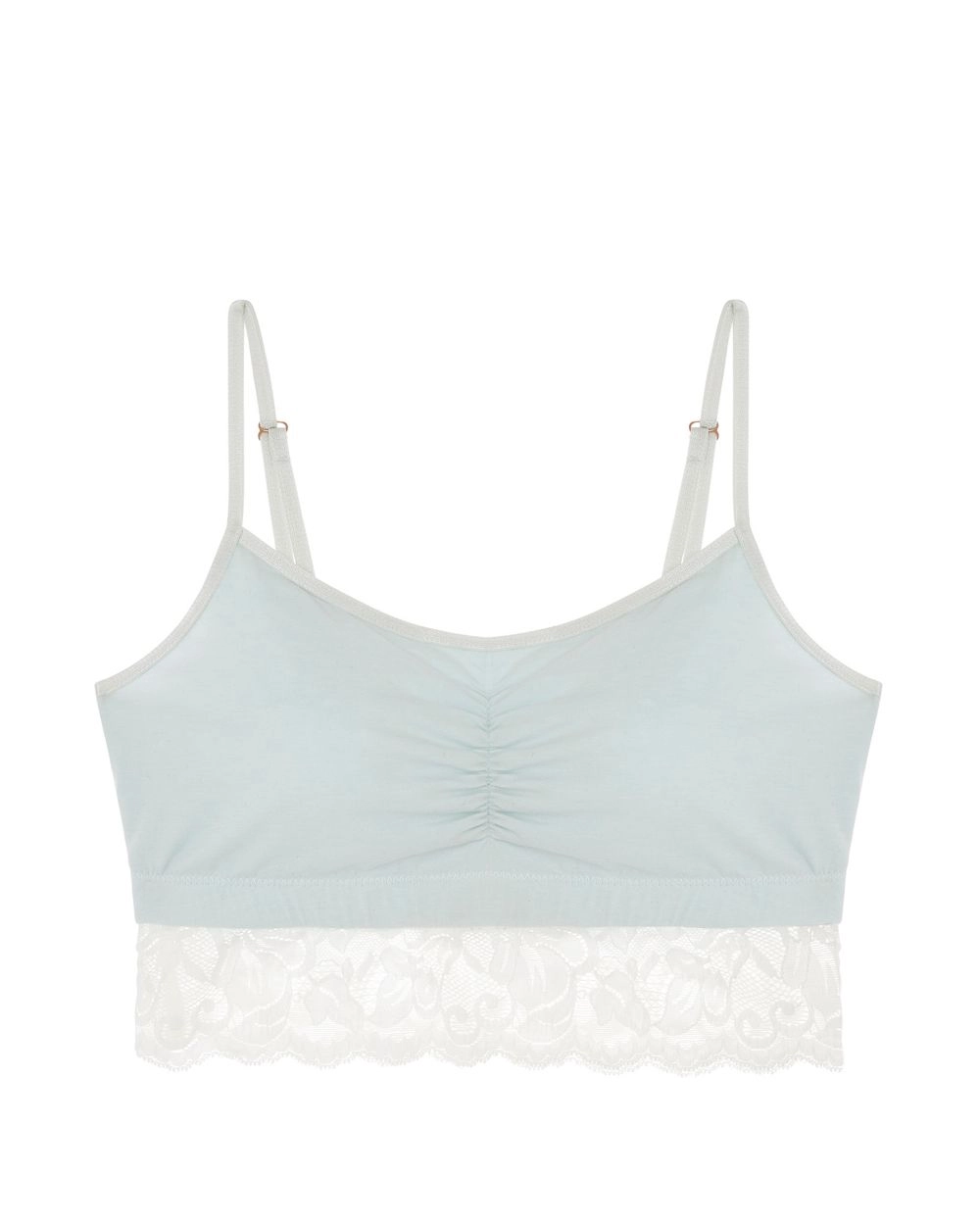 Astrid Jersey Pocketed Bralette with Lace