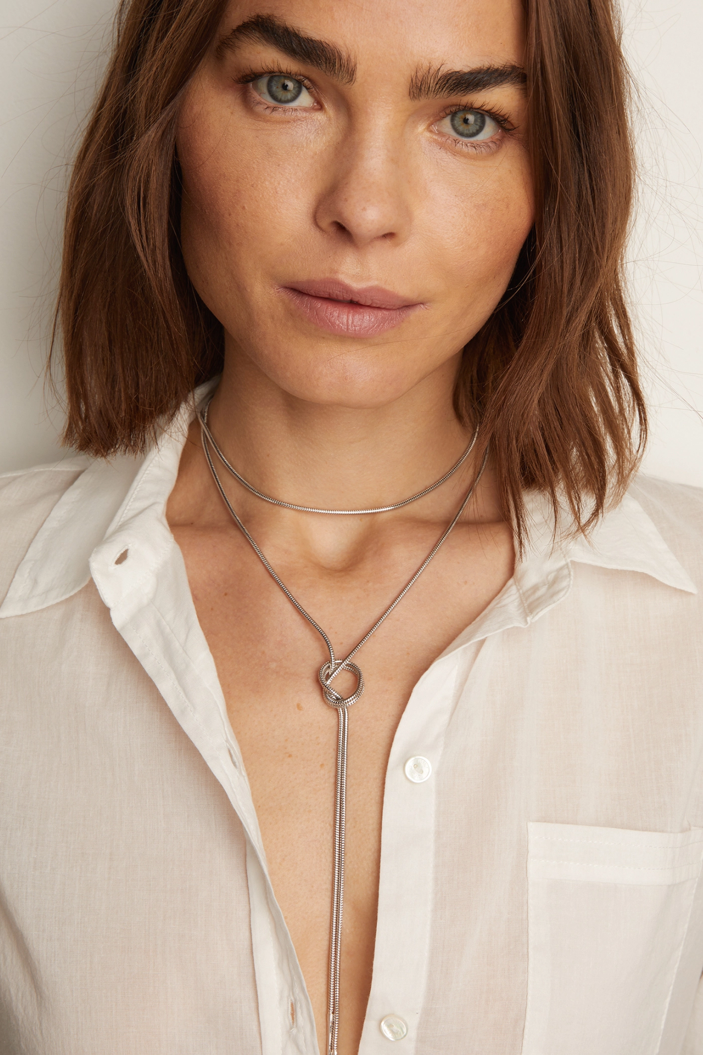Aurate x Frye: Lasso Wrap Necklace