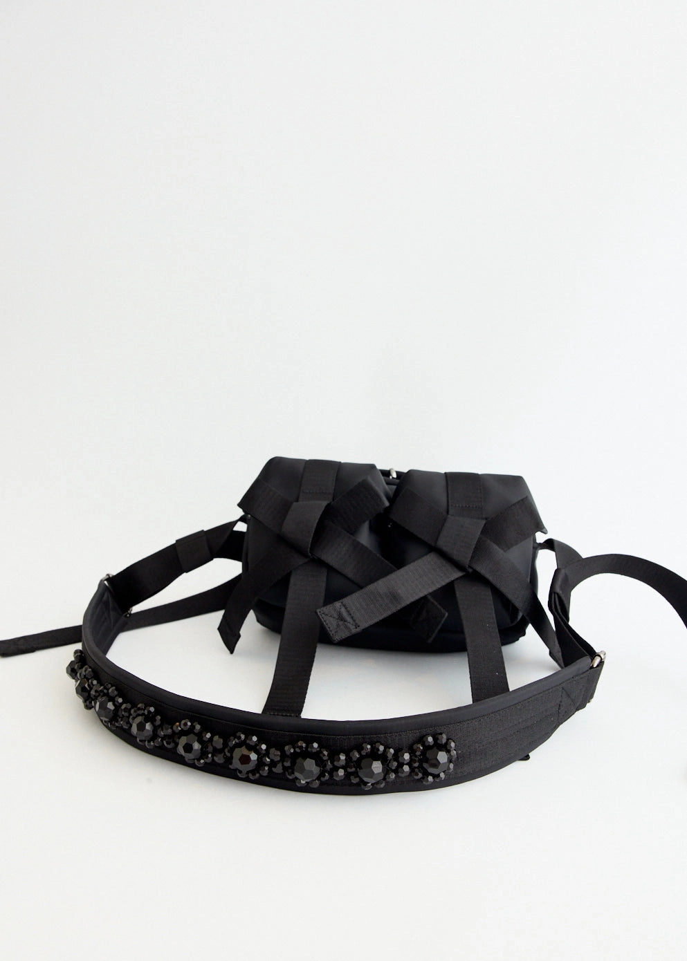 Beaded Classic Bow Crossbody Bag