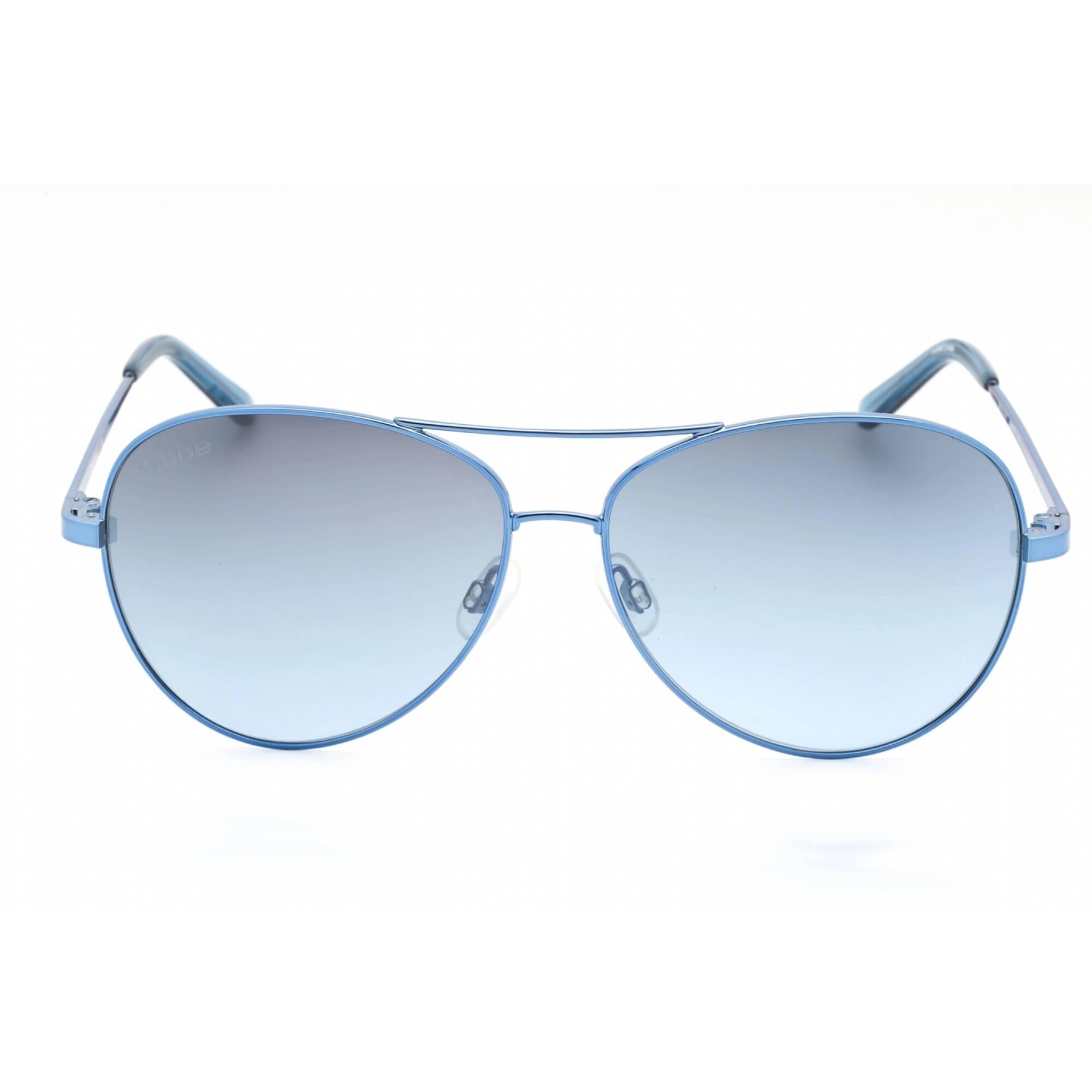 Bebe Women's Sunglasses - Palace Blue Avaitor Adjustable Nose Pads Frame | BB7112 424