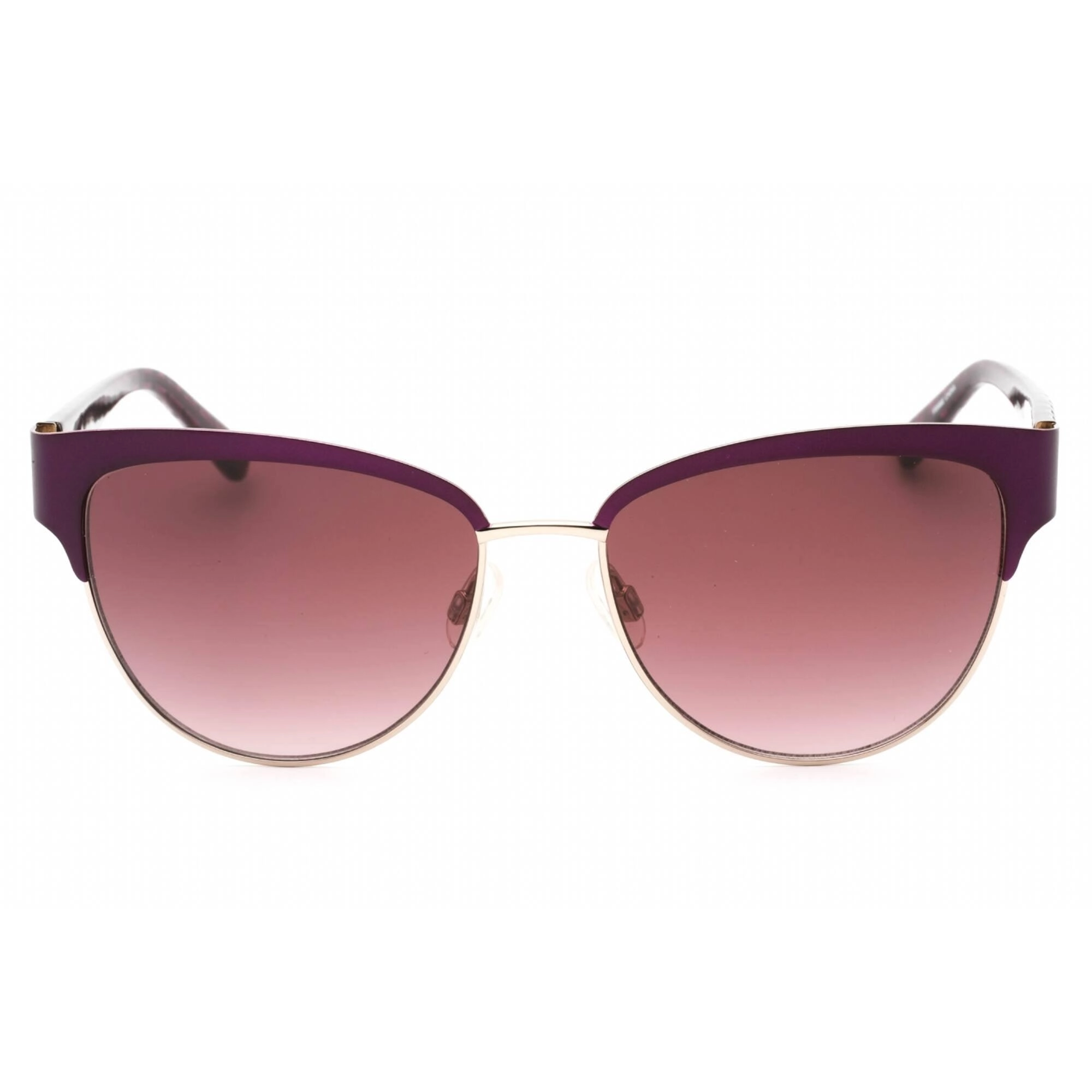 Bebe Women's Sunglasses - Plum Acetate Rectangular Adjustable Nose Pads | BB7208 710