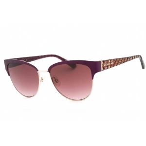 Bebe Women's Sunglasses - Plum Acetate Rectangular Adjustable Nose Pads | BB7208 710
