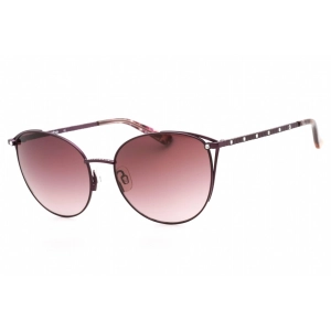 Bebe Women's Sunglasses - Plum Metal Full Rim Adjustable Nose Pads Frame | BB7226 500