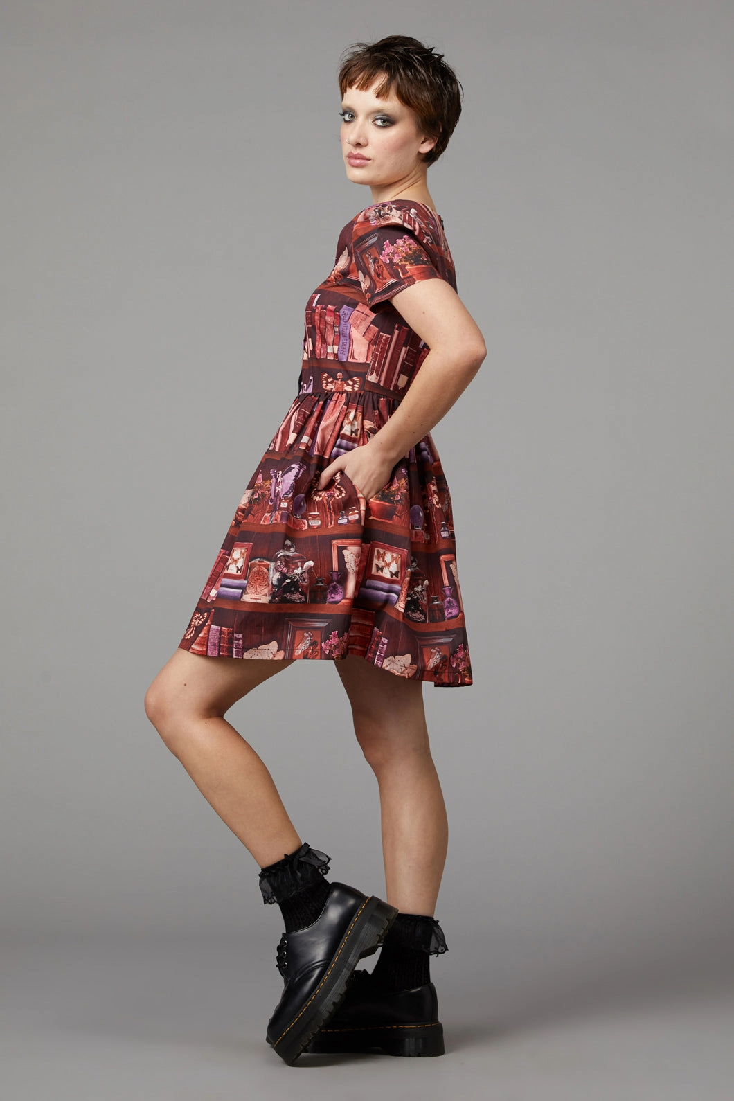 Bookish Print Dress