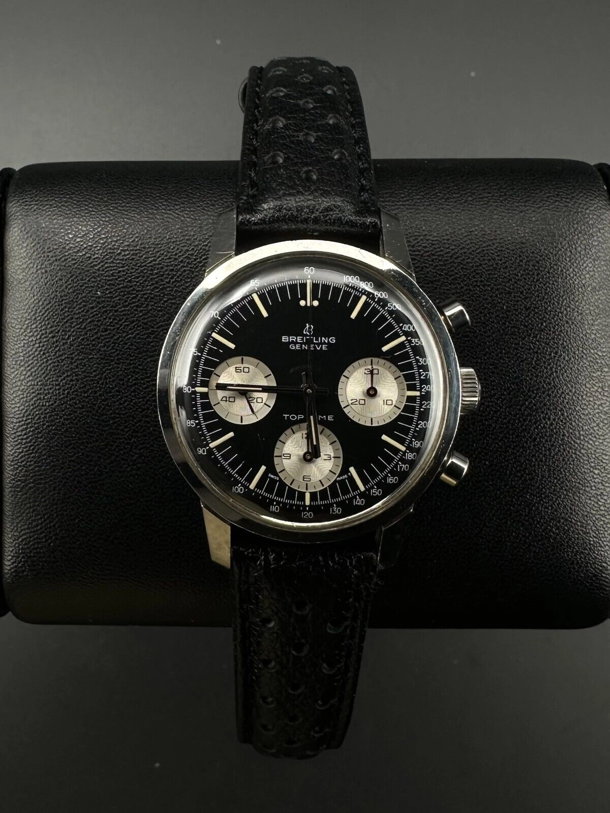 Breitling Top Time 810 Mark 2 Chronograph Stainless Steel 38mm Vintage Watch