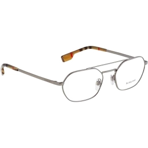 Burberry Men's Eyeglasses - Gunmetal Metal Geometric Frame | BURBERRY 0BE1351 1003