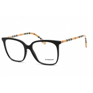 Burberry Women's Eyeglasses - Clear Lens Black Plastic Square, 52mm | 0BE2367 3853