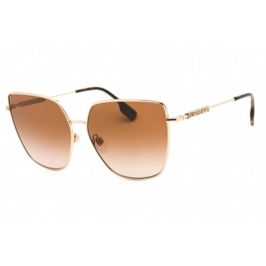 Burberry Women's Sunglasses - Light Gold Frame Brown Gradient Lens | 0BE3143 110913