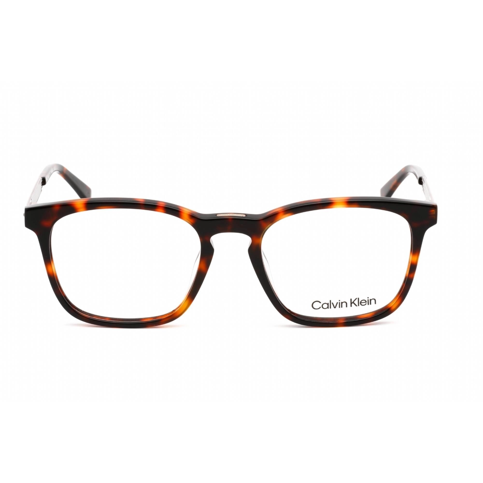Calvin Klein Men's Eyeglasses - Burgundy Havana Plastic Square Frame | CK22503 609