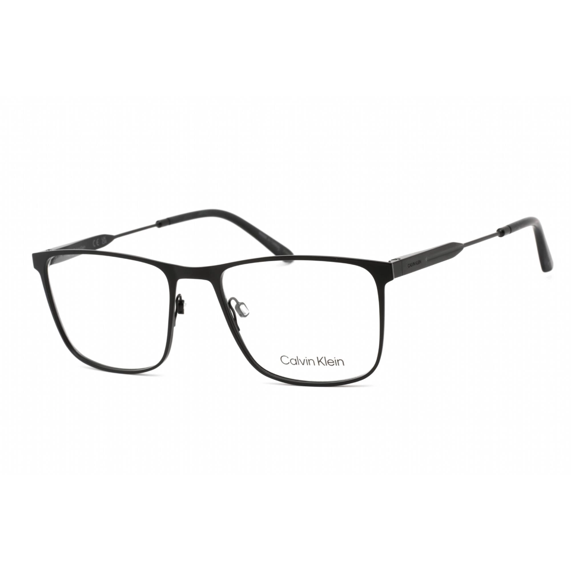 Calvin Klein Men's Eyeglasses - Matte Black Metal Rectangular Frame | CK20129 001