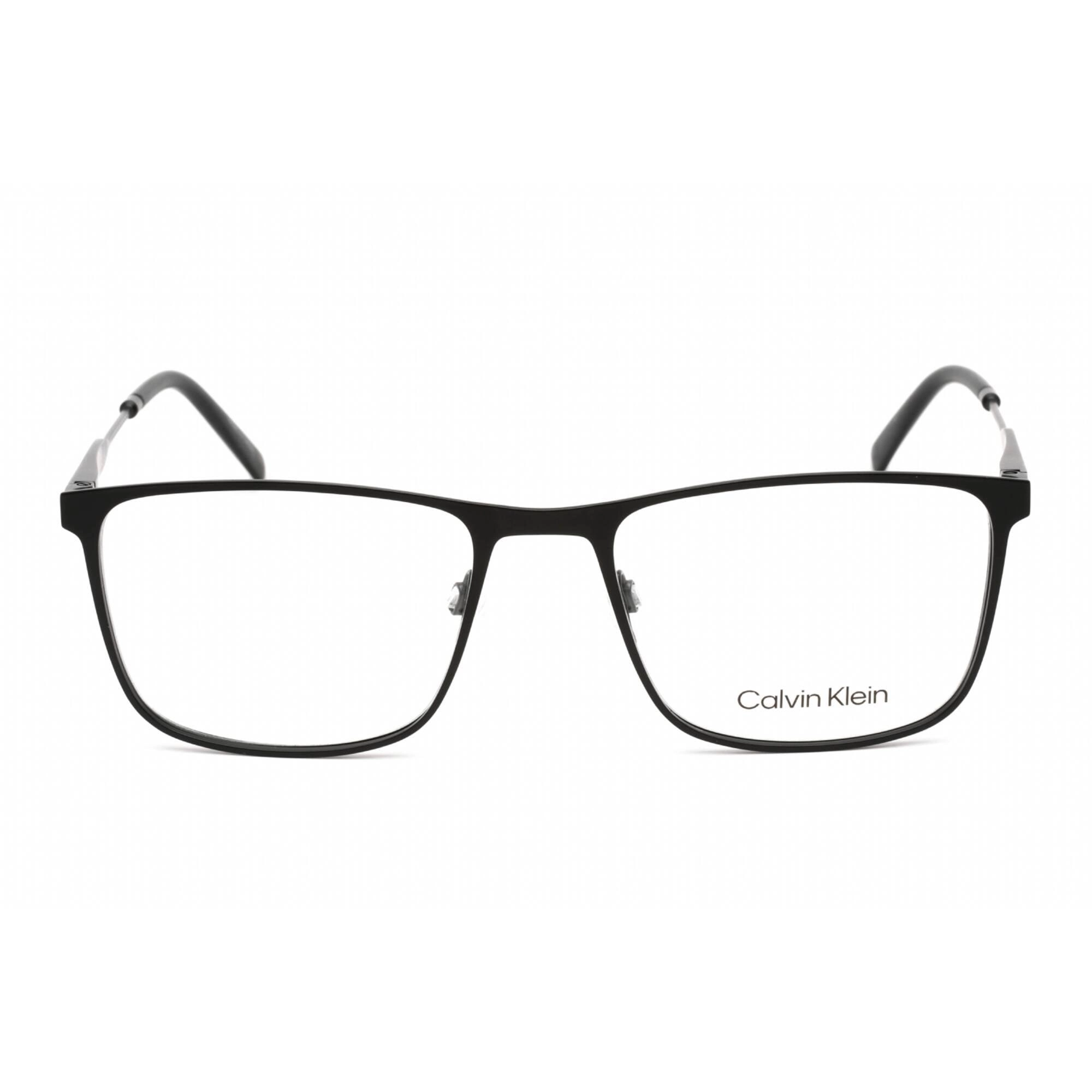 Calvin Klein Men's Eyeglasses - Matte Black Metal Rectangular Frame | CK20129 001