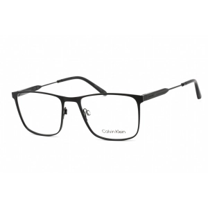Calvin Klein Men's Eyeglasses - Matte Black Metal Rectangular Frame | CK20129 001
