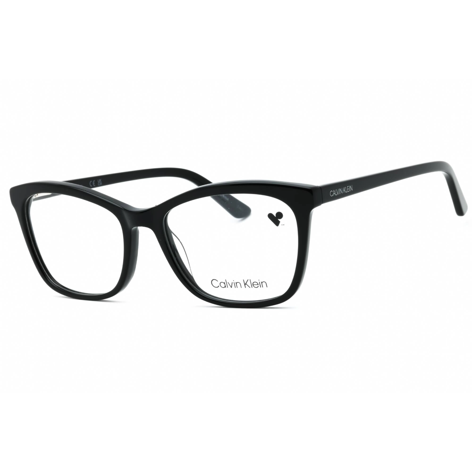 Calvin Klein Women's Eyeglasses - Black Acetate Cat Eye Full Rim Frame | CK19529 001