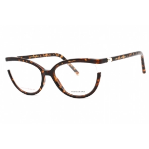 Carolina Herrera Women's Eyeglasses - Havana Plastic Cat Eye Frame | CH 0005 0086