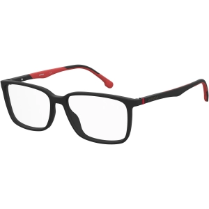 Carrera Men's Eyeglasses - Black Plastic Full Rim Rectangular Shape Frame | 8856 0003