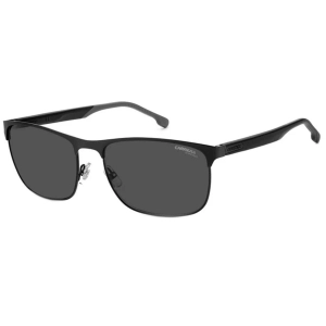 Carrera Men's Sunglasses - Dark Grey Lenses Black Rectangular Frame | 8052/S 0807