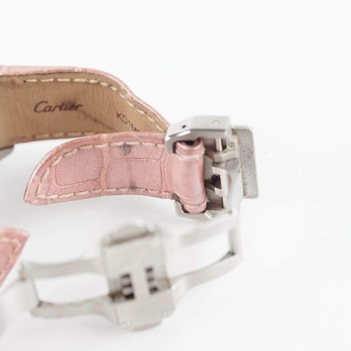 Cartier Santos De Watch Pink Automatic Movement