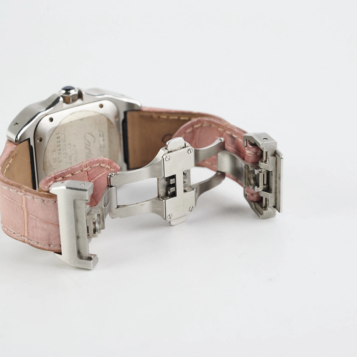 Cartier Santos De Watch Pink Automatic Movement