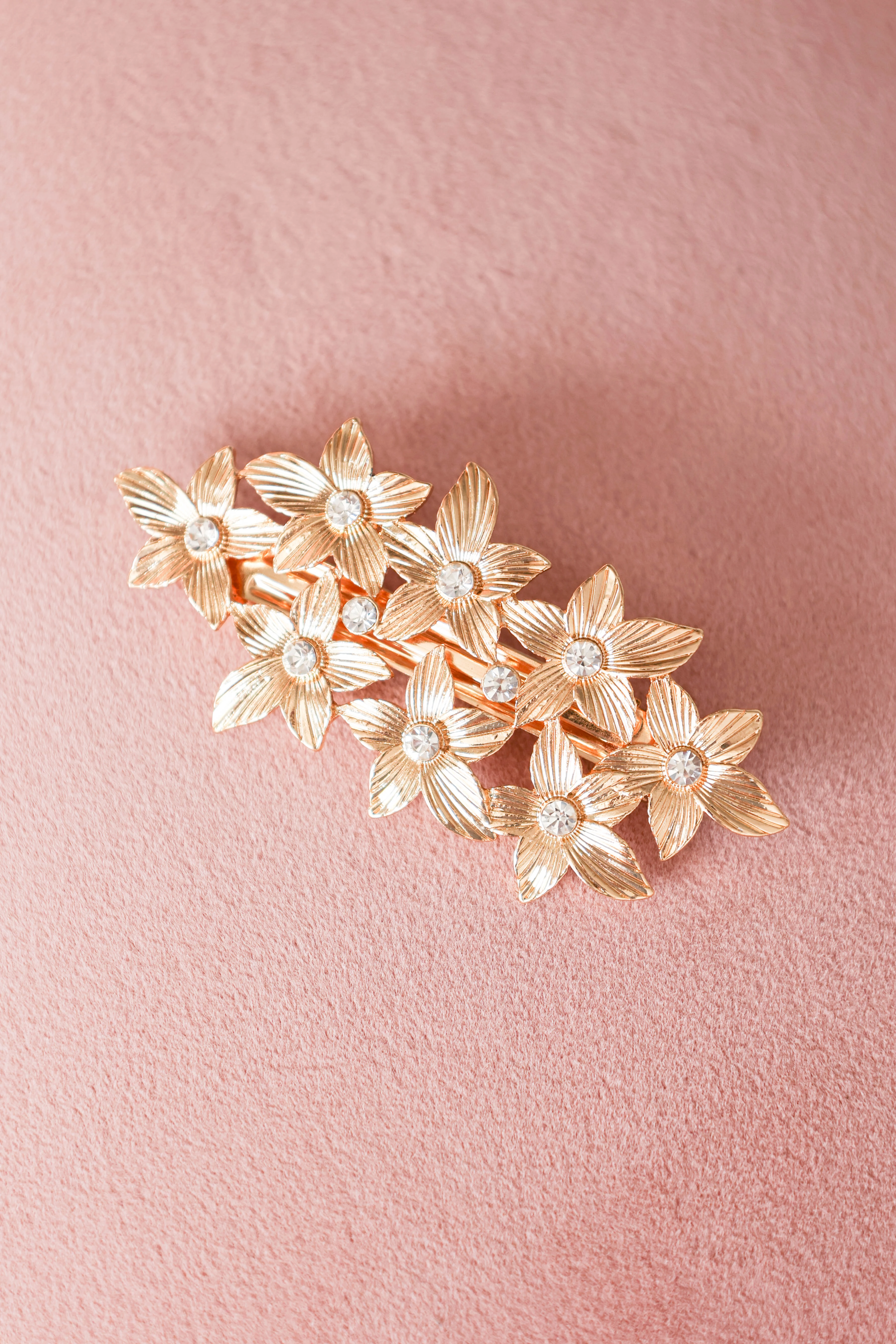 Celeste Embellished Hairclip - Gold