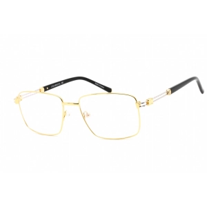 Charriol Men's Eyeglasses - Shiny Gold/Silver Titanium Square Frame | PC75090 C03