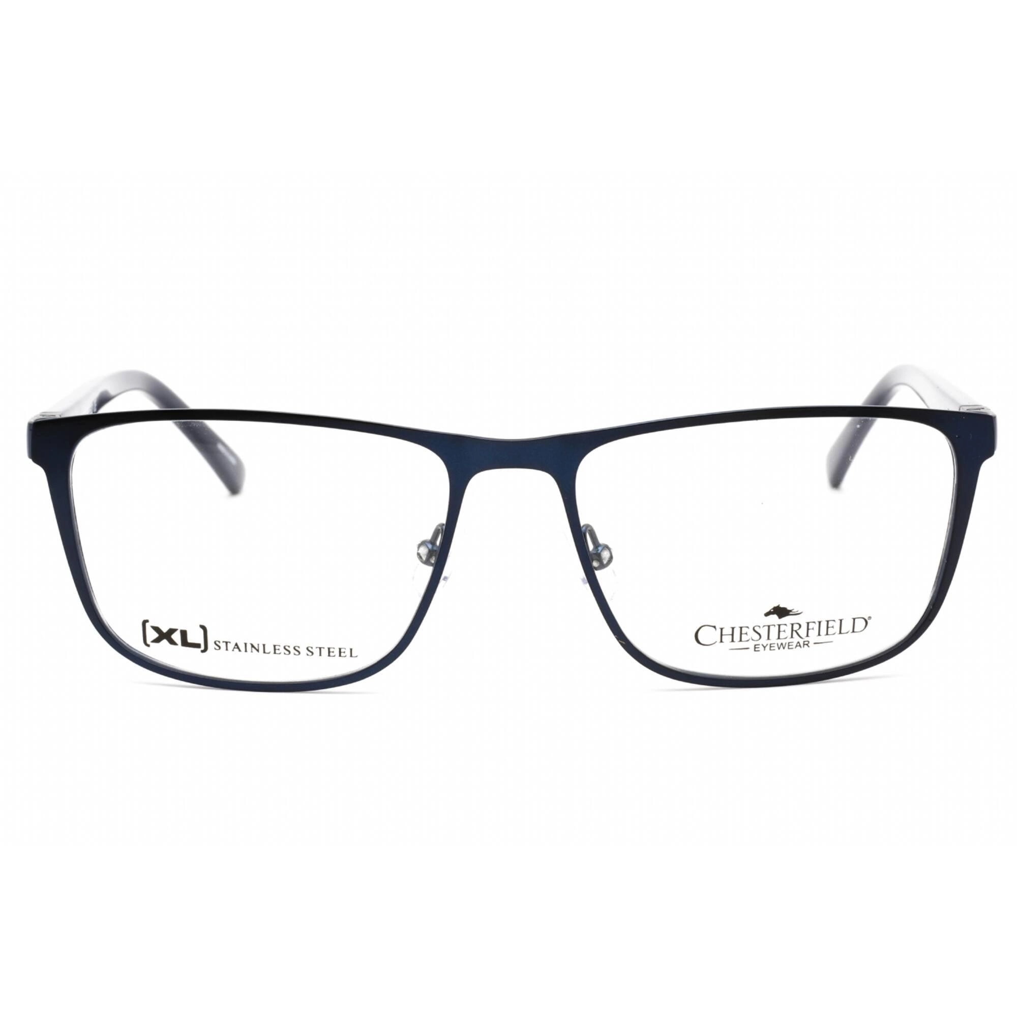 Chesterfield Men's Eyeglasses - Full Rim Blue Ruthenium Metal Frame | CH 89XL 0KU0 00