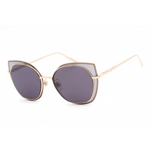Chopard Men's Sunglasses - Full Rim Polished Rose Gold Metal Cat Eye | SCHF74M 300Y