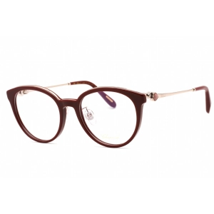 Chopard Women's Eyeglasses - Shiny Bordeaux Plastic Round Full Rim | VCH331S 09FH