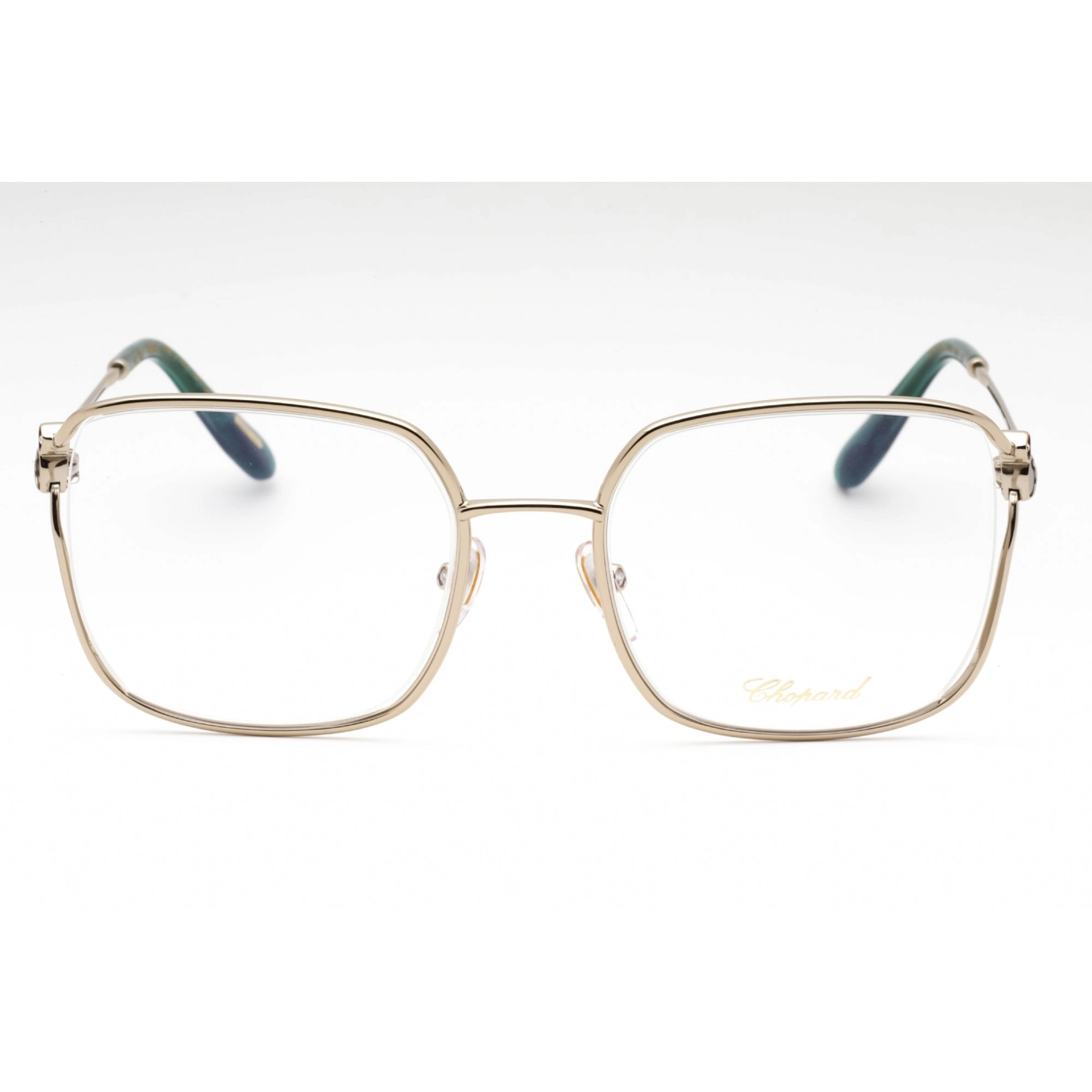 Chopard Women's Eyeglasses - Shiny Light Gold Metal Butterfly Frame | VCHG29S 0594
