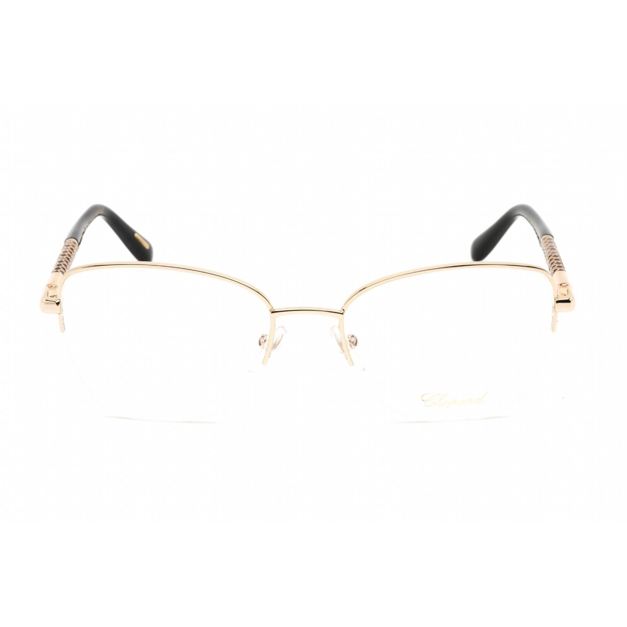 Chopard Women's Eyeglasses - Shiny Rose Gold Metal Cat Eye Shape Frame | VCHF46 0300
