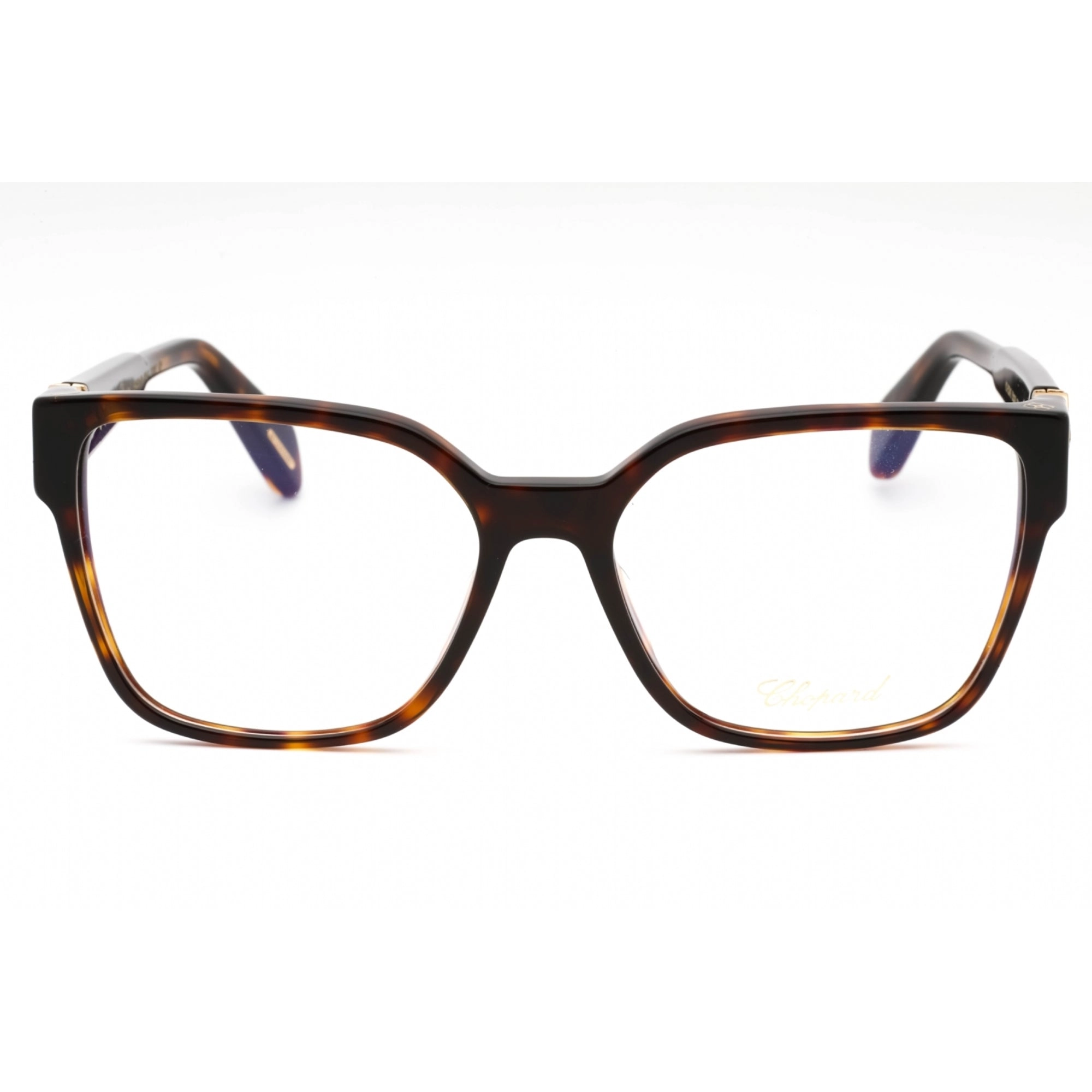 Chopard Women's Eyeglasses - Shiny Tortoise Plastic Square Full Rim | VCH324S 0743