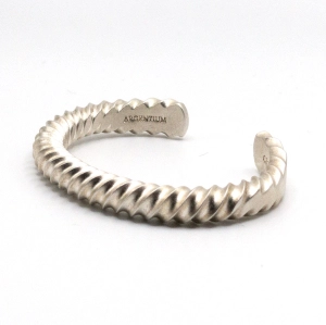 Chris Pruitt Twist Lite Argentium Cuff Bracelet - Medium