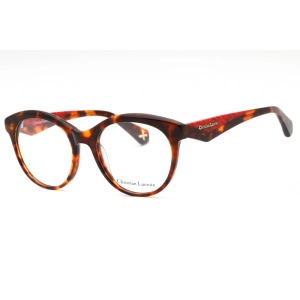 Christian Lacroix Women's Eyeglasses - Red Havana Plastic Round Frame | CL1118 124
