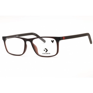 Converse Men's Eyeglasses - Crystal Brazil Nut Rectangular Full Rim Frame | CV5059 201