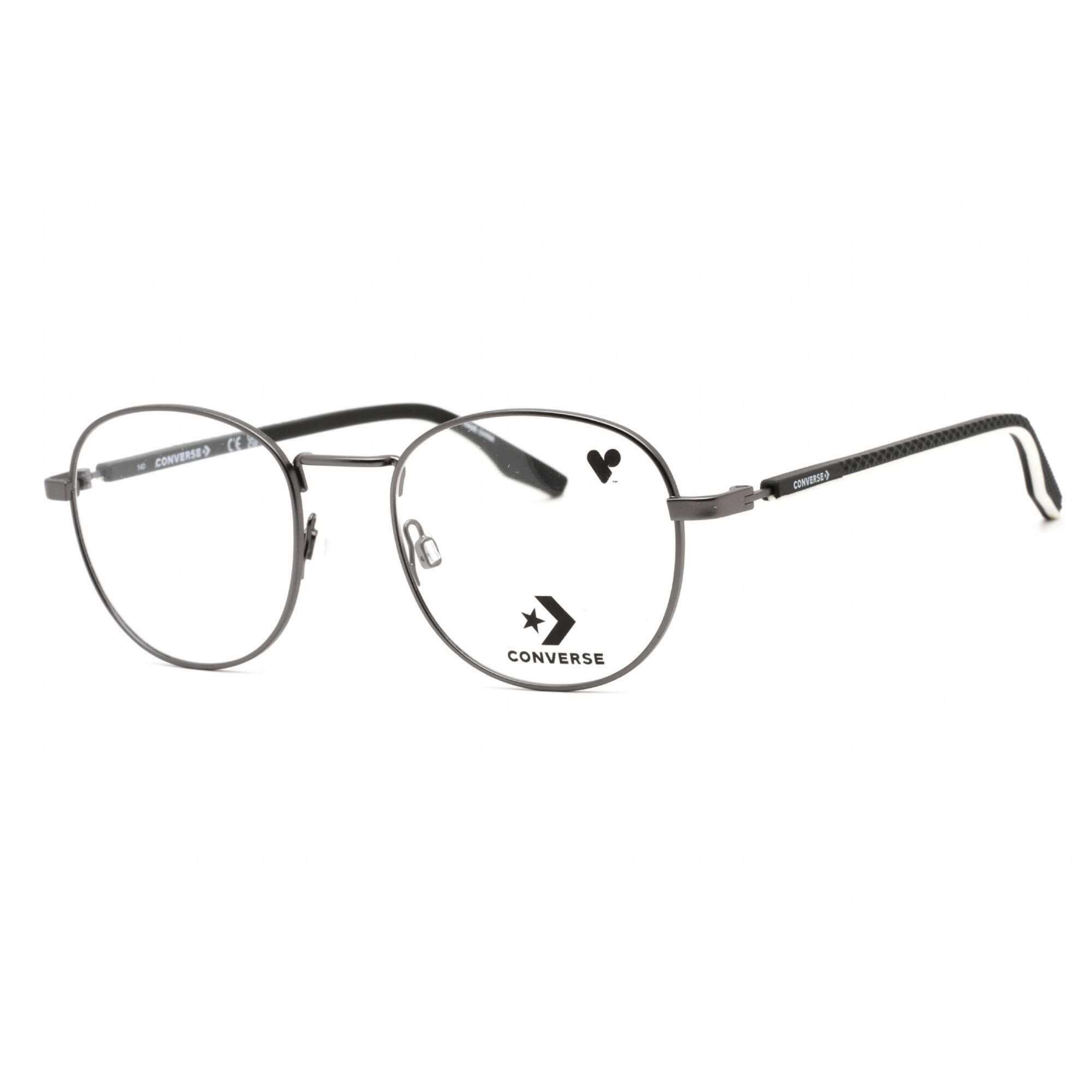 Converse Unisex Eyeglasses - Full Rim Satin Gunmetal Round Metal Frame | CV3015 070
