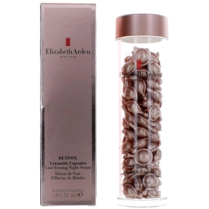 Elizabeth Arden Women's Line Erasing Night Serum - Retinol Ceramide, 90 Capsules