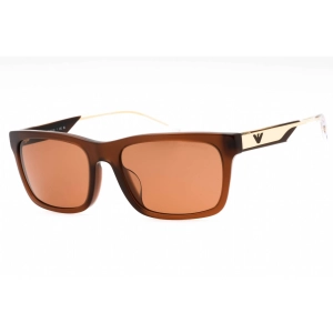 Emporio Armani Men's Sunglasses - Shiny Bordeaux Rectangular Frame | 0EA4224F 609573