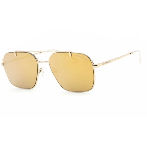 Emporio Armani Men's Sunglasses - Shiny Pale Gold Metal Pilot Frame | 0EA2150 301378