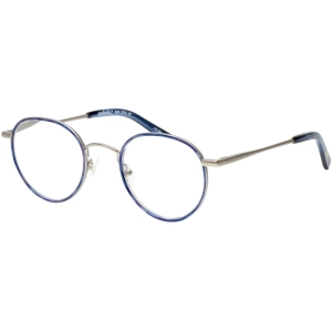 Eyebobs Unisex Reading Glasses - Blue Silver Metal Frame,  3.50 | EYEBOBS 3173 010